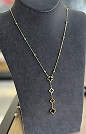 Yonca Kolye Siyah Çelik