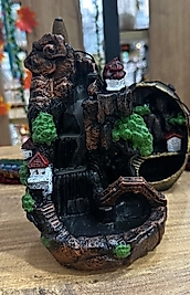 Manzara Geri Akış Şelale Tütsülük