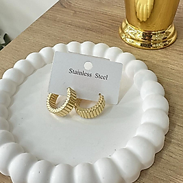 Mini Halka Çelik Küpe