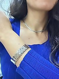 Çelik Silver İtalyan Kolye