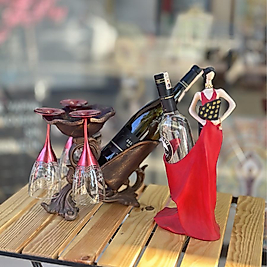 Çerezlik ve Kadehlik Detaylı Şişelik Dekor